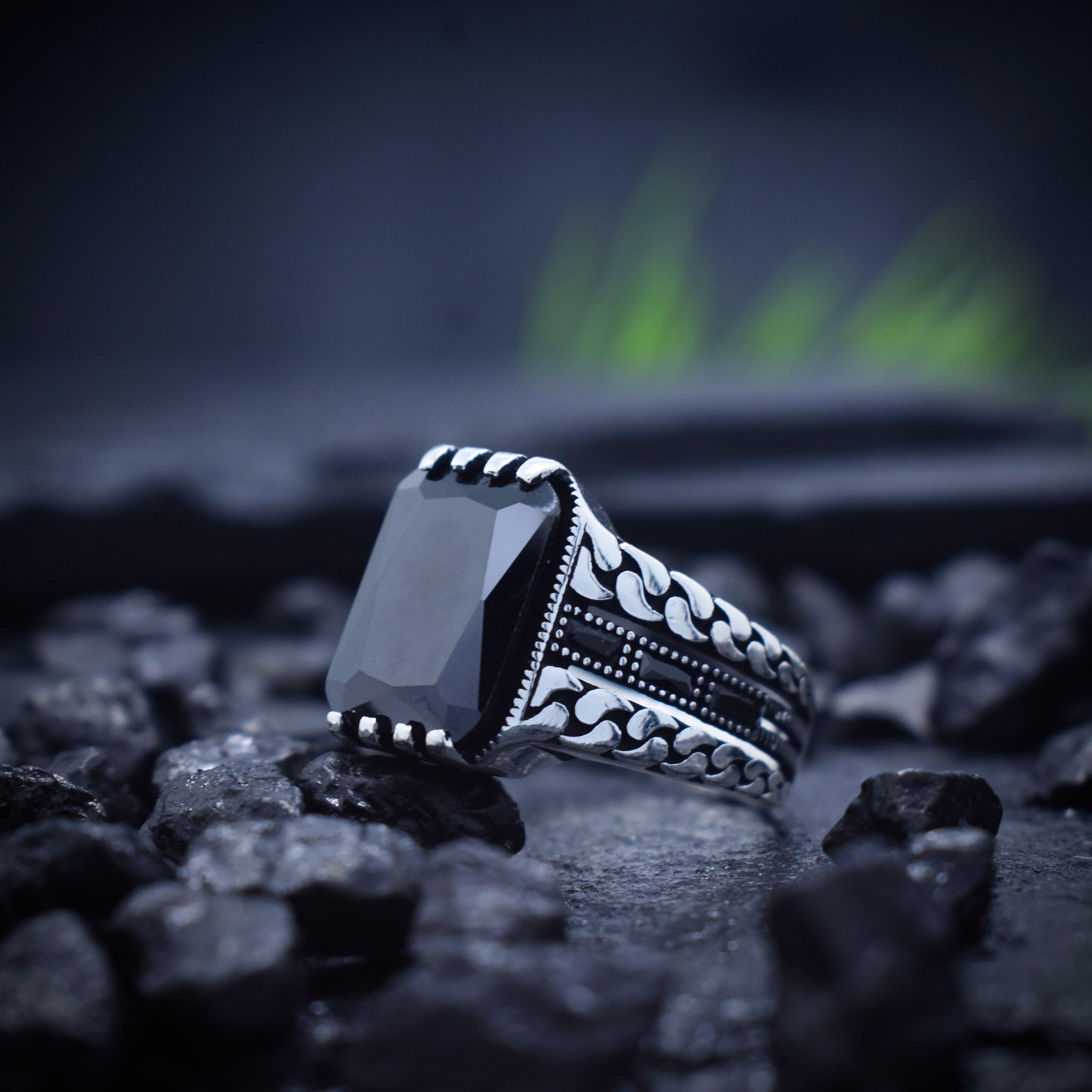 Heirloom Onyx Turkish Signet Ring