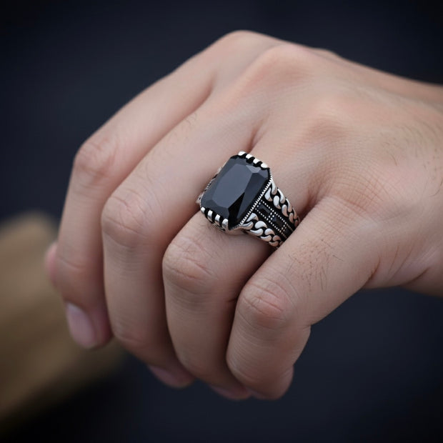 Heirloom Onyx Turkish Signet Ring