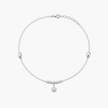 Celestial Halo 925 Silver Anklet