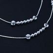 Compact Link Silver Anklet