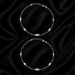 Purple Iris 925 Silver Anklet