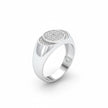 Overlapping Triple-Disc Statement Ring Band