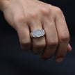 Overlapping Triple-Disc Statement Ring Band
