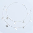 Moon Charm Silver Anklet