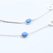 Dual Layer Silver Anklet
