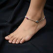 Berry Blue 925 Silver Anklet
