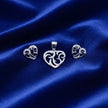Heart Pendant Set with Chain & Earrings