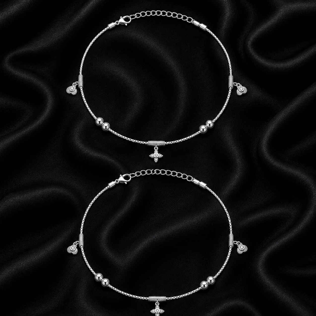 Starfire Petal 925 Silver Anklet