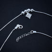 Slender Link Silver Anklet