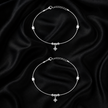 Diamond Prism 925 Silver Anklet