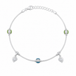 Garden Heart 925 Silver Anklet