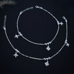 Star Charm Silver Anklet