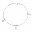 Royal Clover 925 Silver Anklet