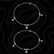 Royal Clover 925 Silver Anklet