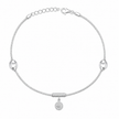 Moonlit Halo 925 Silver Anklet