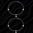 Moonlit Halo 925 Silver Anklet