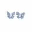 Butterfly Sparkle Silver Pendant Set