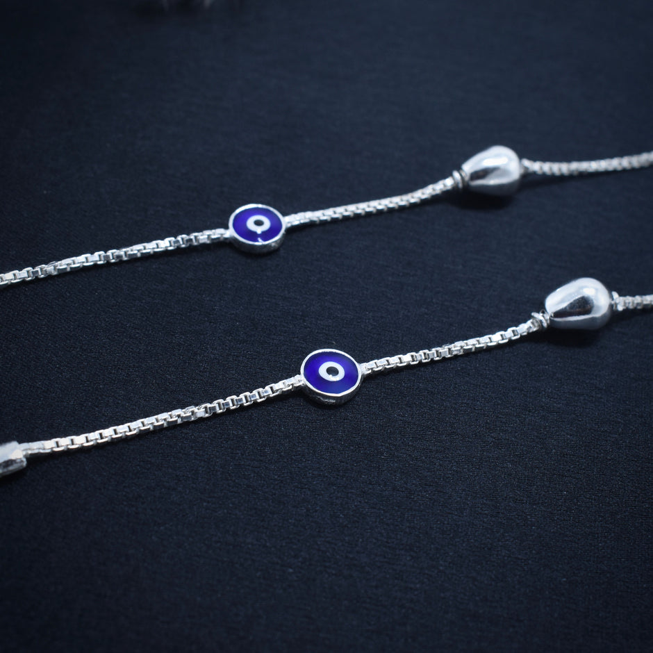 Petite Charm Silver Anklet