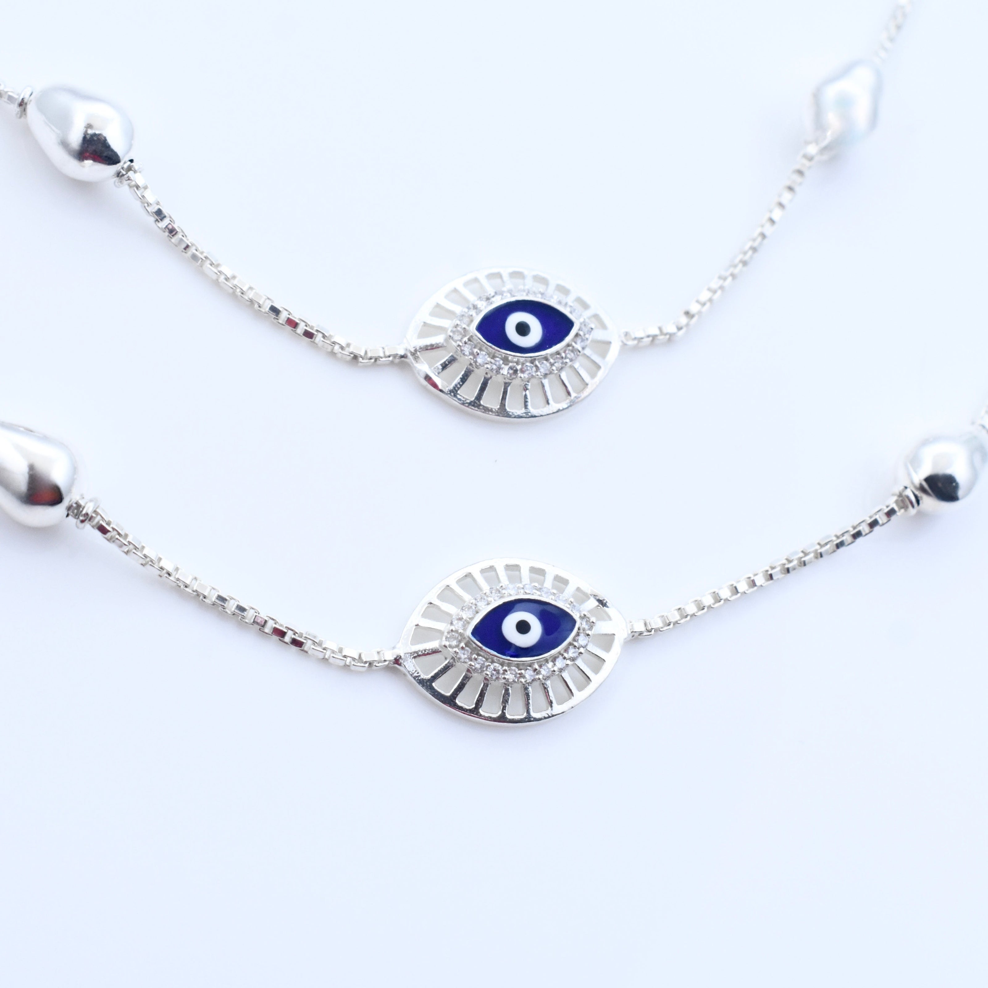 Petite Charm Silver Anklet