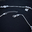 Geometric Sun 925 Silver Anklet