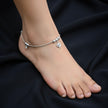 Aura Swirl 925 Silver Anklet