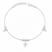 Aura Swirl 925 Silver Anklet
