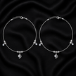 Aura Swirl 925 Silver Anklet
