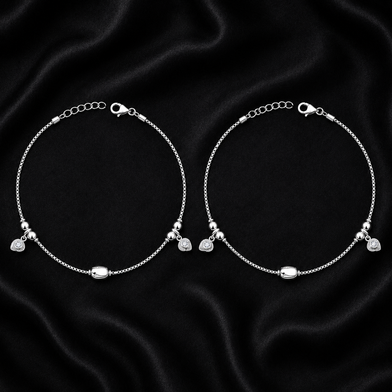 Ocean Shell 925 Silver Anklet