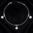 Sunwheel Glow 925 Silver Anklet