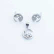 Moon & Stars Silver Pendant Set
