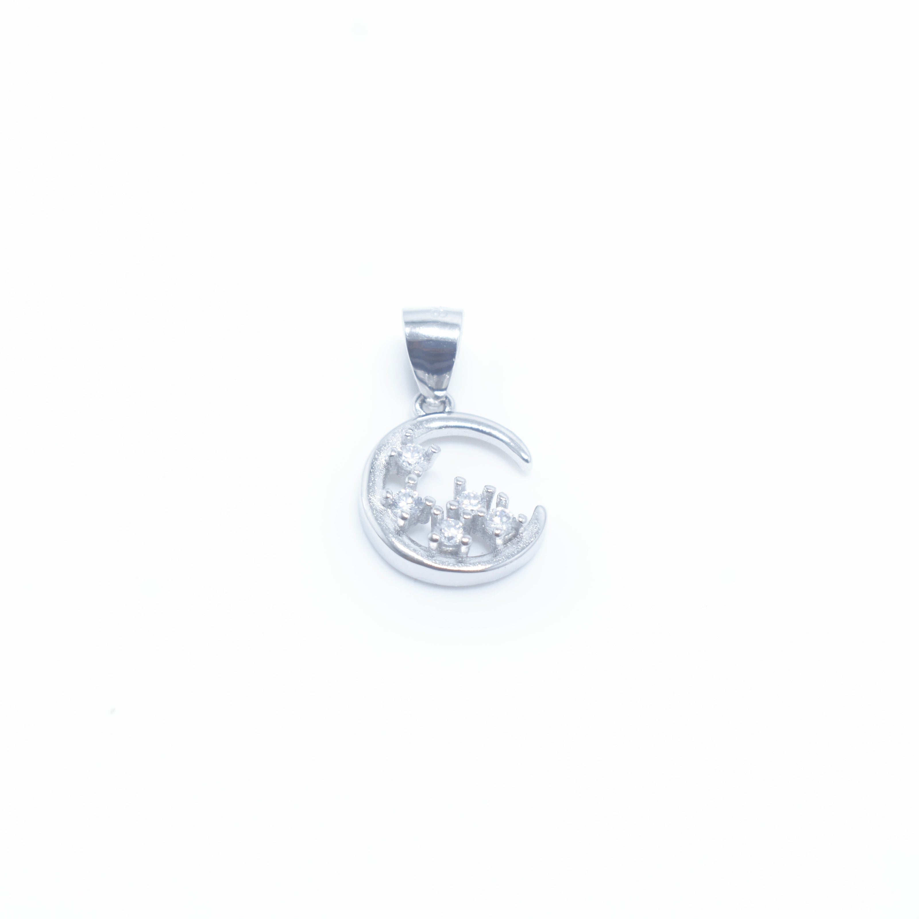 Moon & Stars Silver Pendant Set