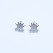 Crown Shape Silver Pendant Set