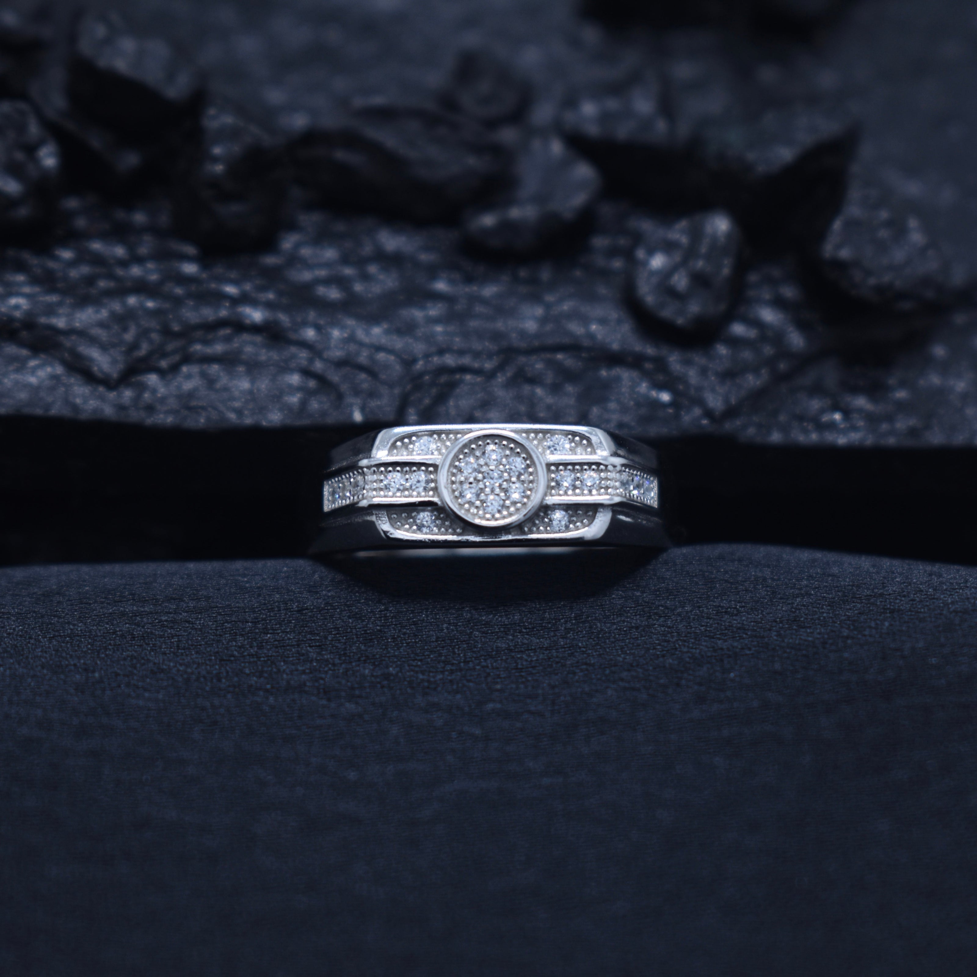 Silver Dual Layer Ring