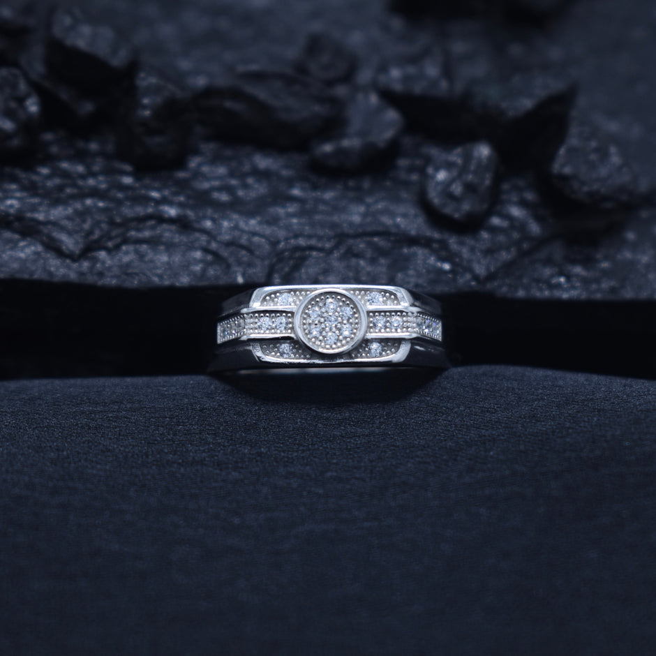 Silver Dual Layer Ring