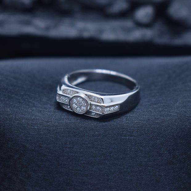 Silver Dual Layer Ring