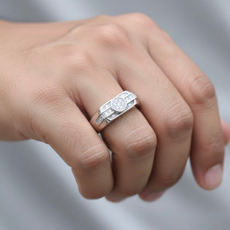 Silver Dual Layer Ring