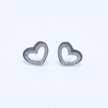 Open Heart Silver Pendant Set