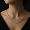 Diamond Cut Olive Bead Chain