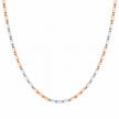 Dual Tone Frosted Cylinder Chain