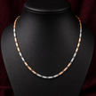 Dual Tone Frosted Cylinder Chain