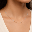 Rose Gold Ball Station Chain