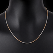 Rose Gold Ball Station Chain