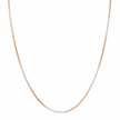 Rose Gold Ball Station Chain