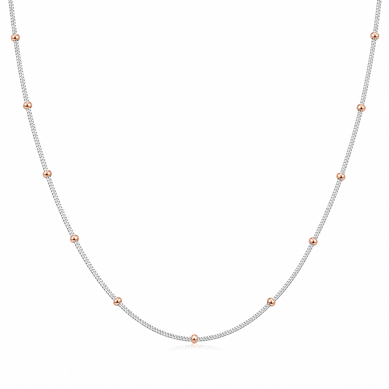 Dual Tone Woven Micro Chain