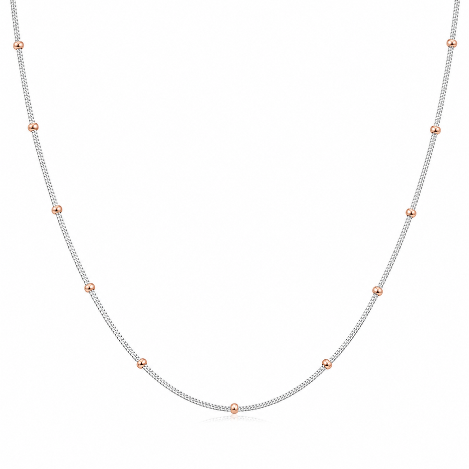 Dual Tone Woven Micro Chain