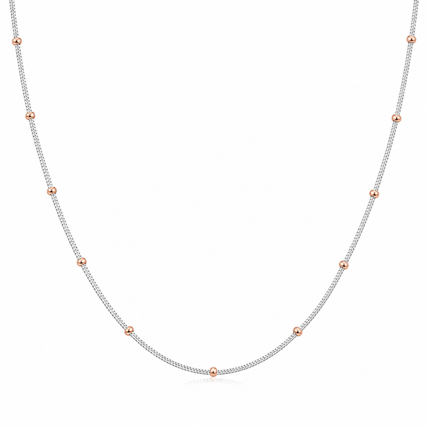 Dual Tone Woven Micro Chain