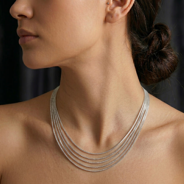 Five Layer Cascading Box Chain