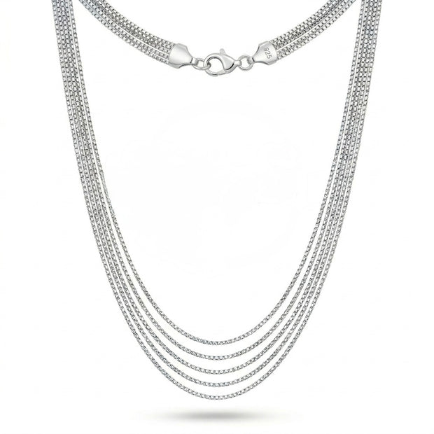 Five Layer Cascading Box Chain