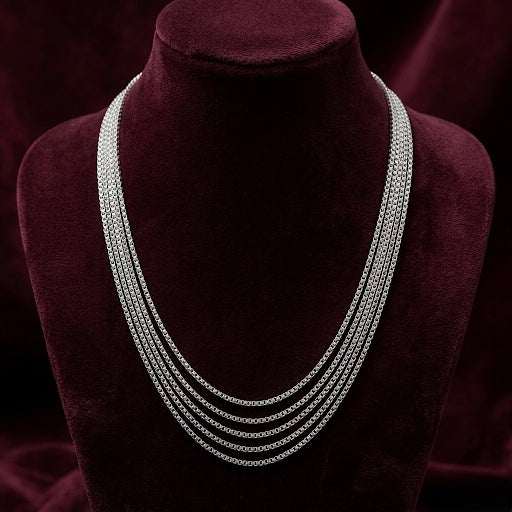 Five Layer Cascading Box Chain