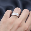 Triple-Bar Geometric Statement Band